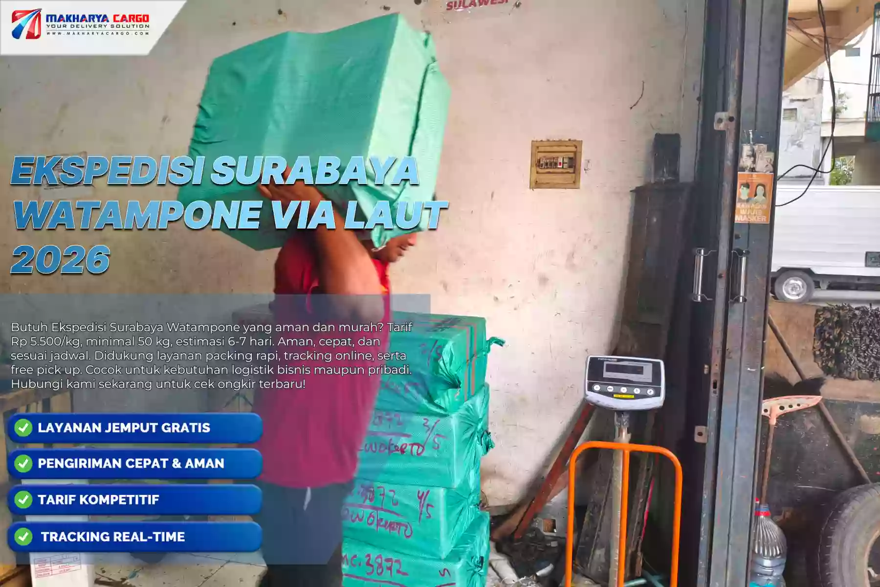 Ekspedisi Surabaya Watampone Via Laut