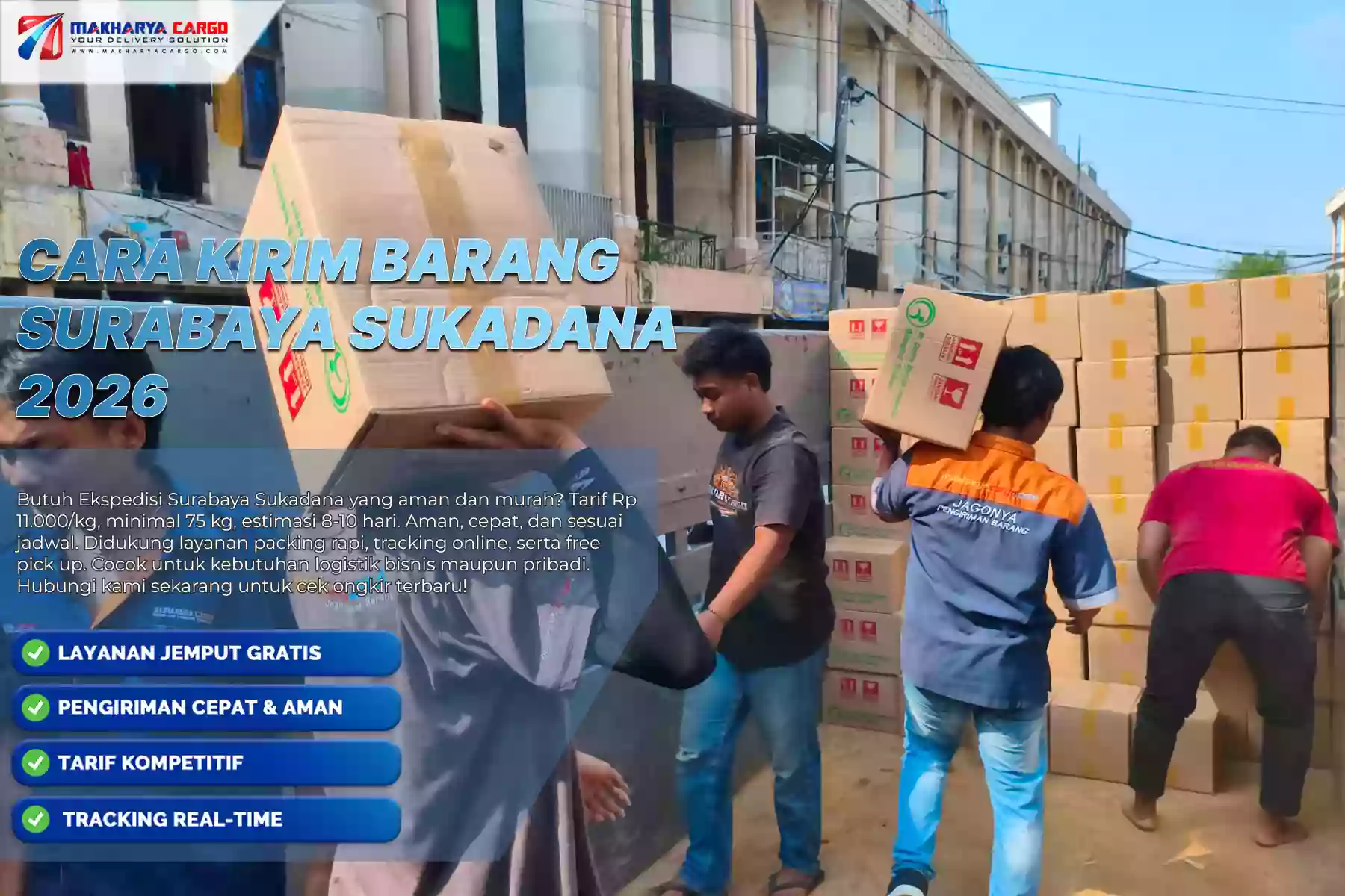 Cara Kirim Barang Surabaya Sukadana