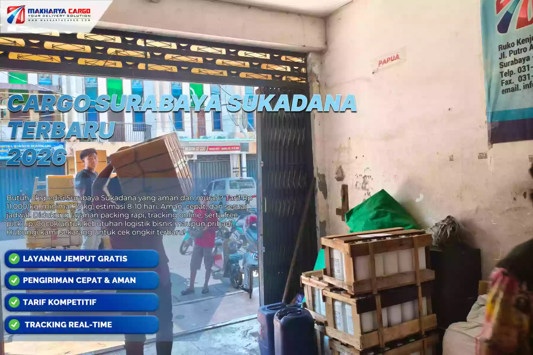 Cargo Surabaya Sukadana