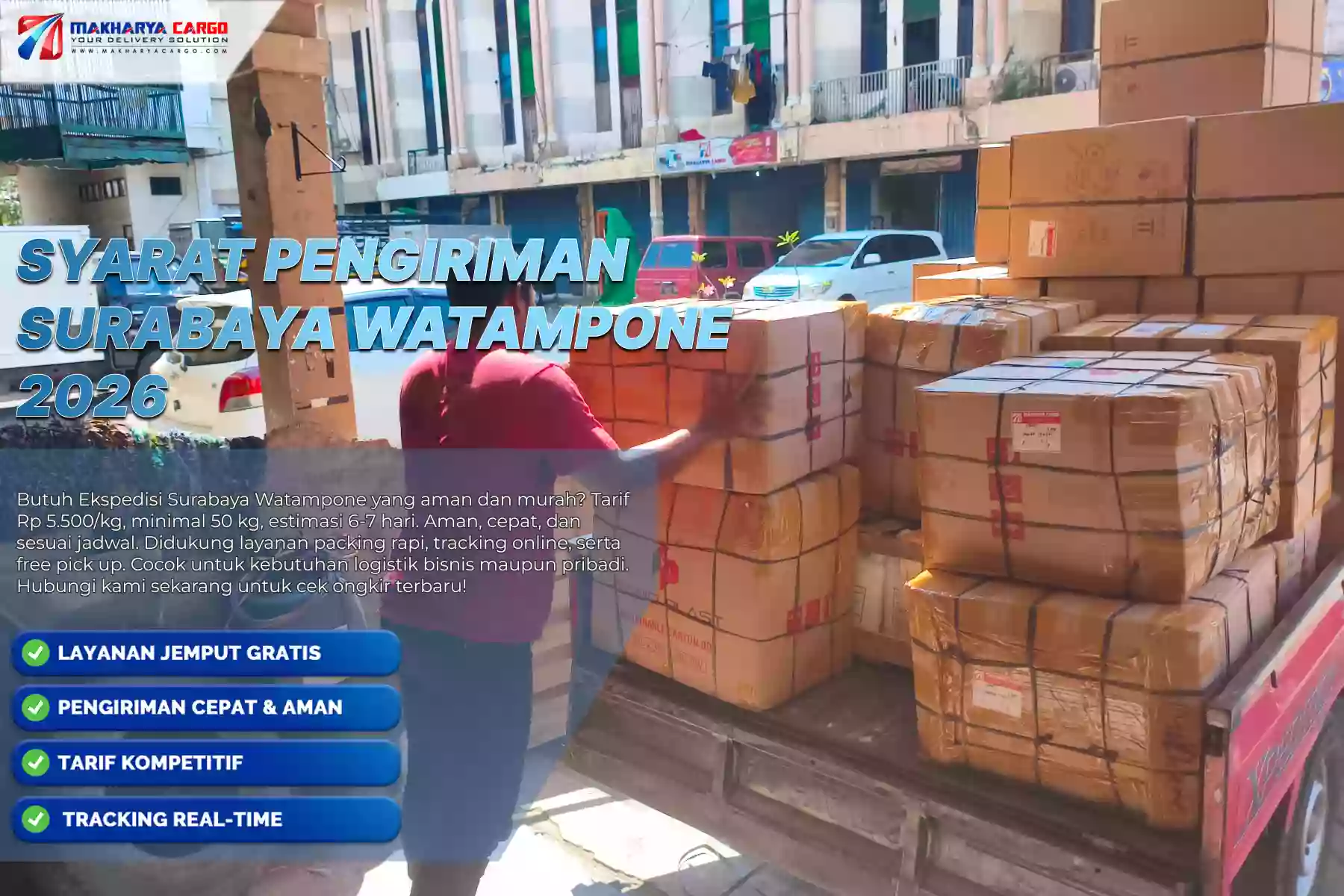 Syarat Pengiriman Surabaya Watampone