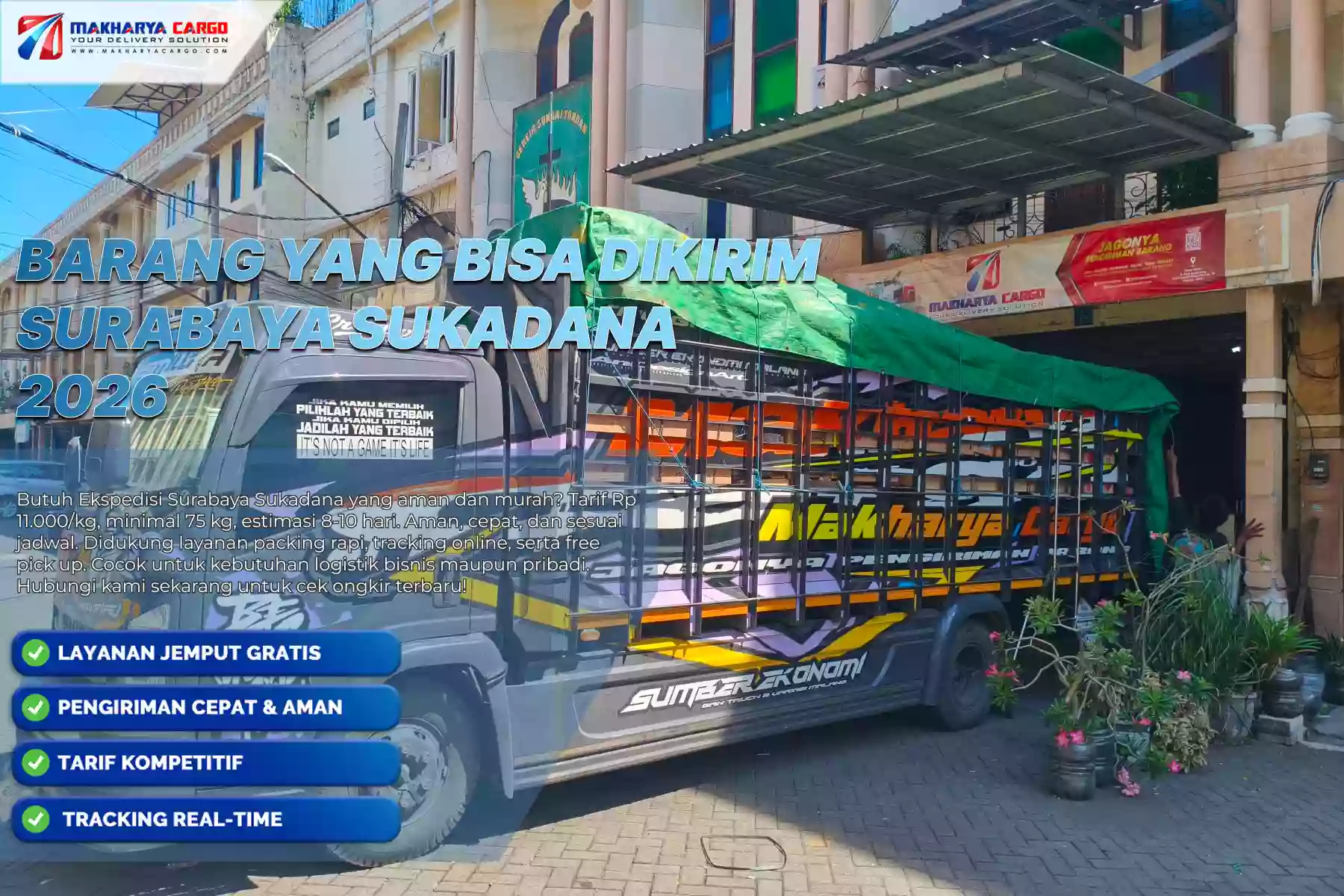 Barang Yang Bisa Dikirim Surabaya Sukadana