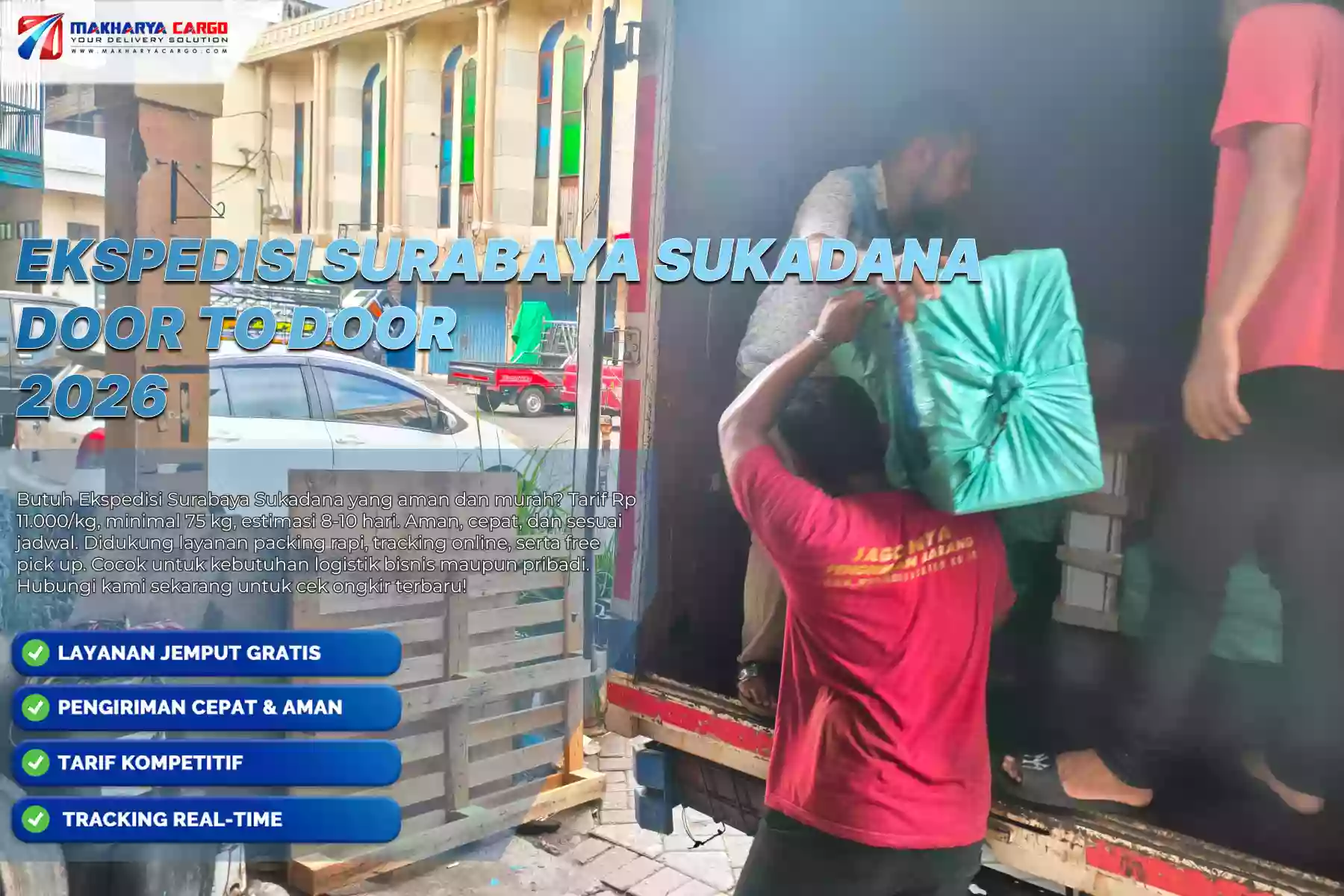 Ekspedisi Surabaya Sukadana Door to Door