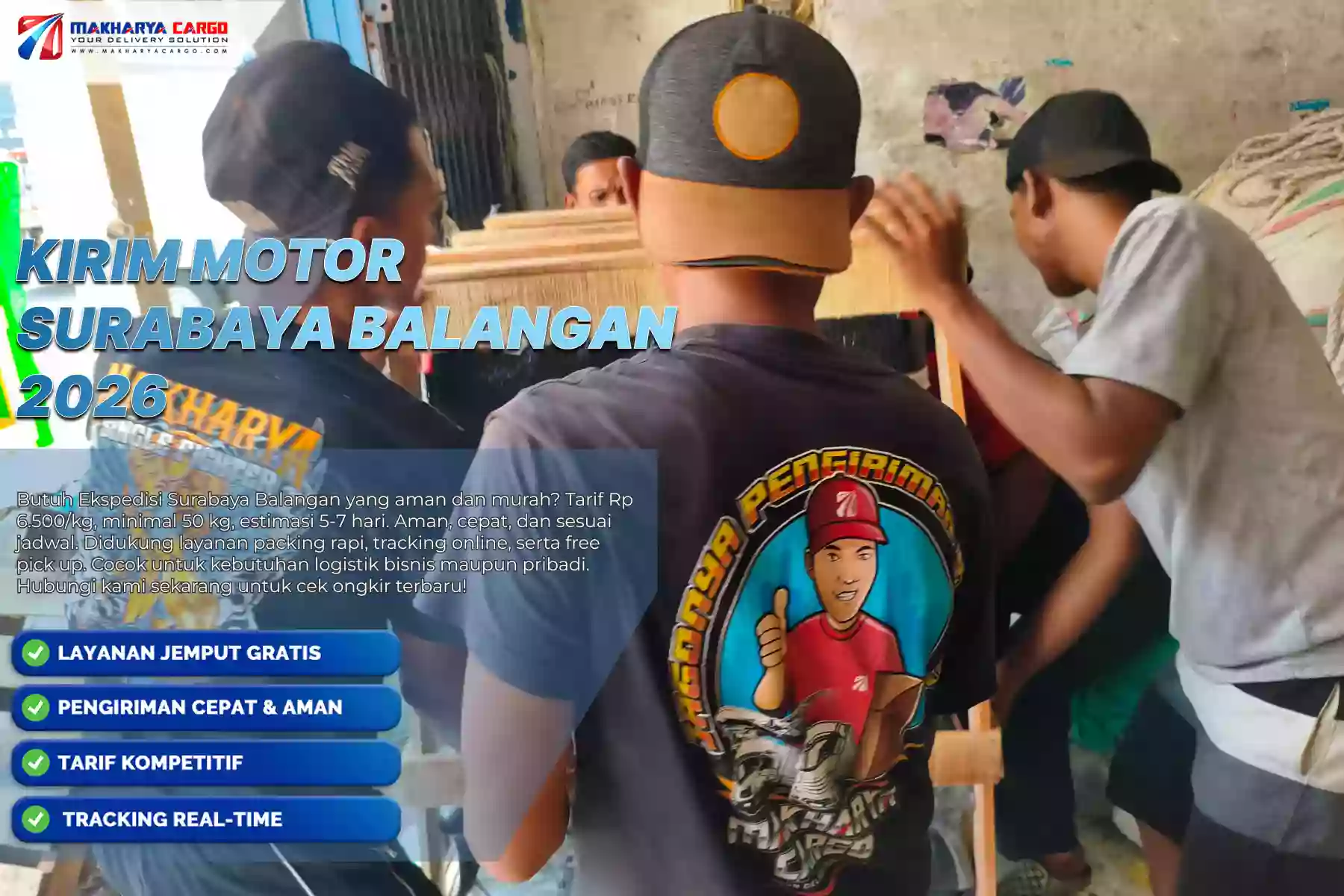 Kirim Motor Surabaya Balangan