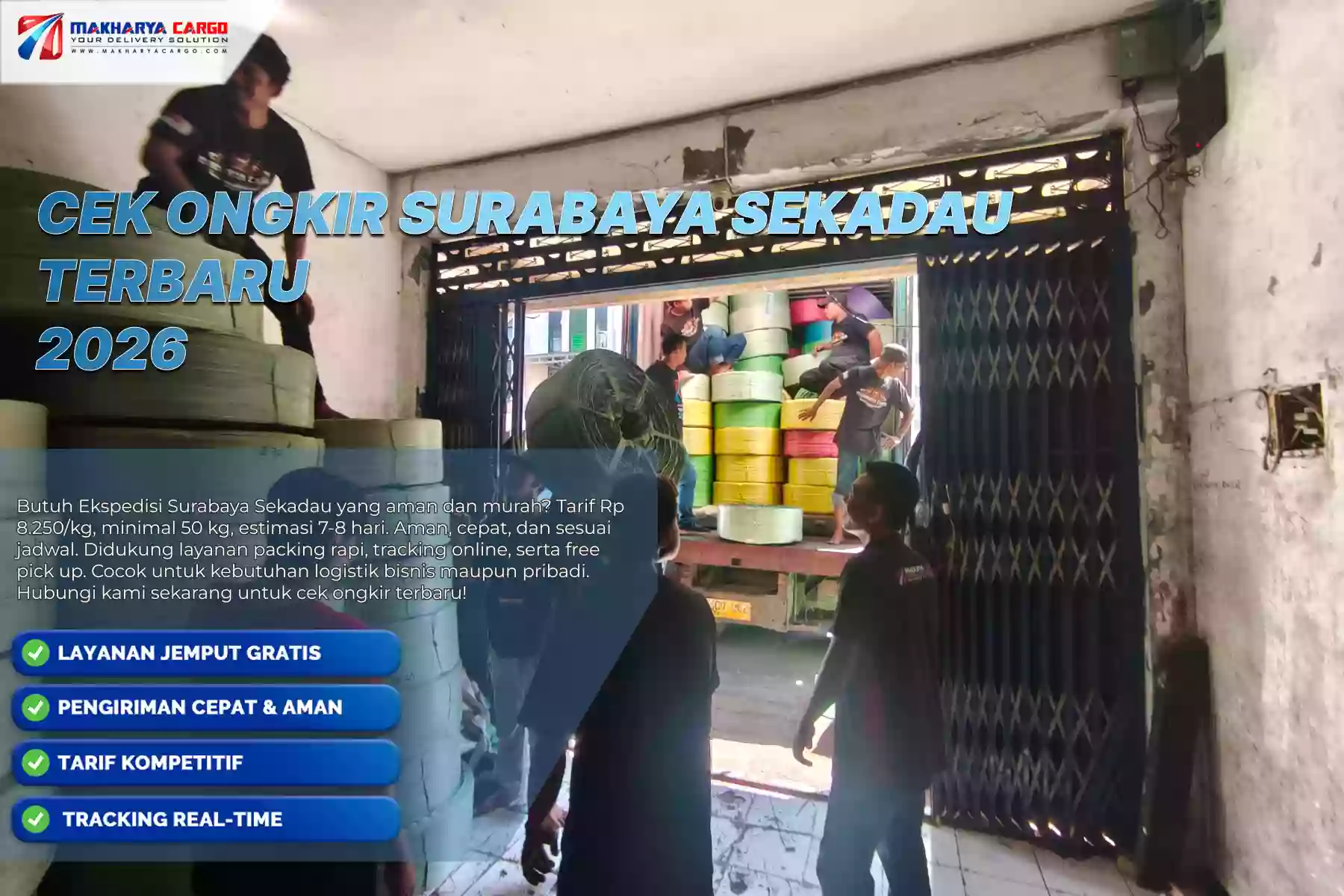 Cek Ongkir Surabaya Sekadau
