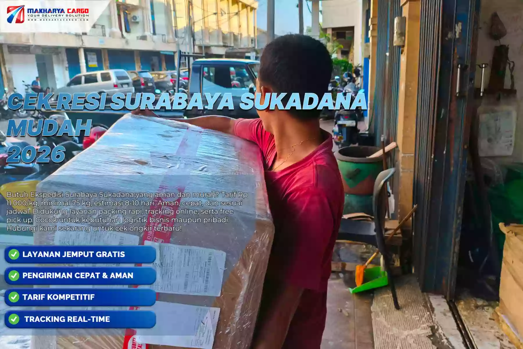 Cek resi Surabaya Sukadana