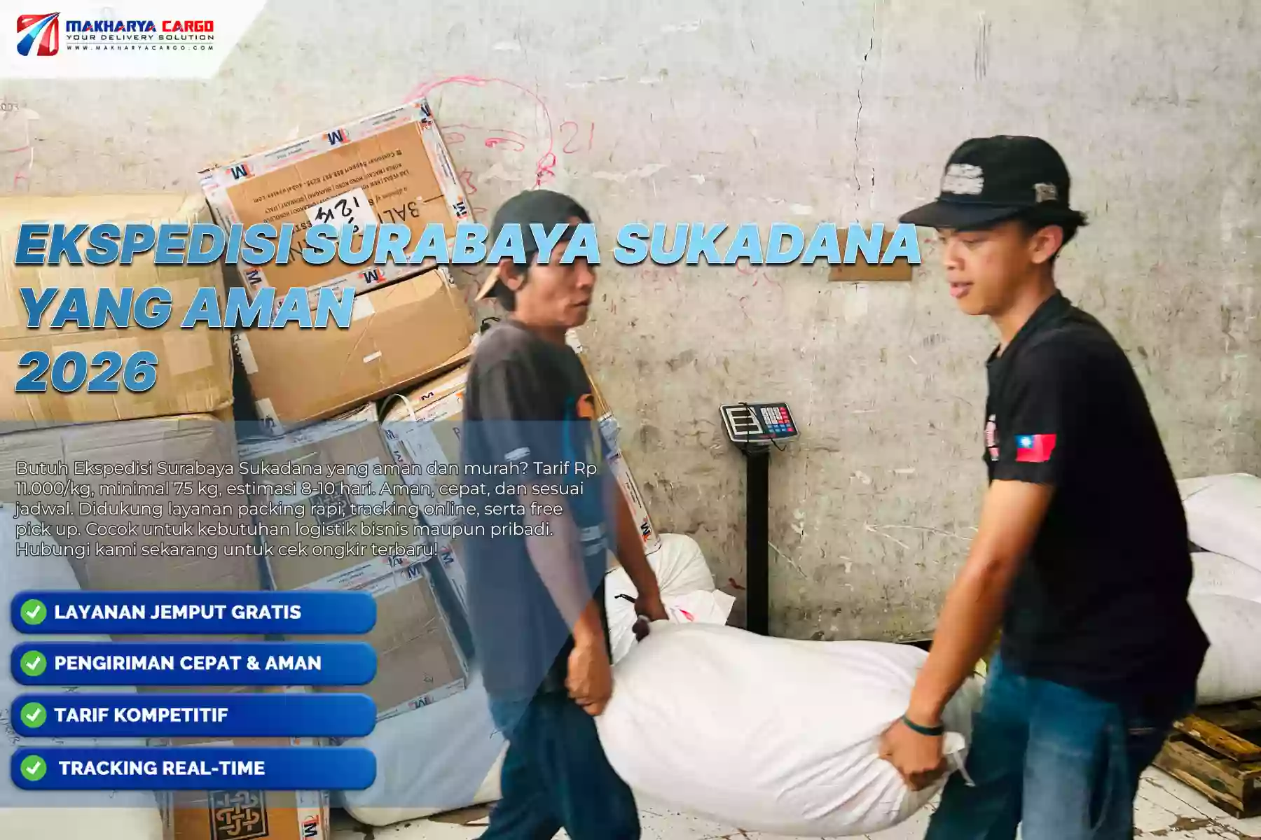 Ekspedisi Surabaya Sukadana yang Aman