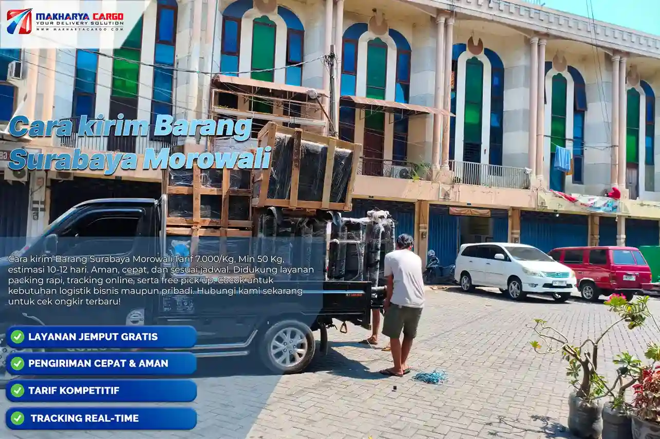 Cara kirim Barang Surabaya Morowali 