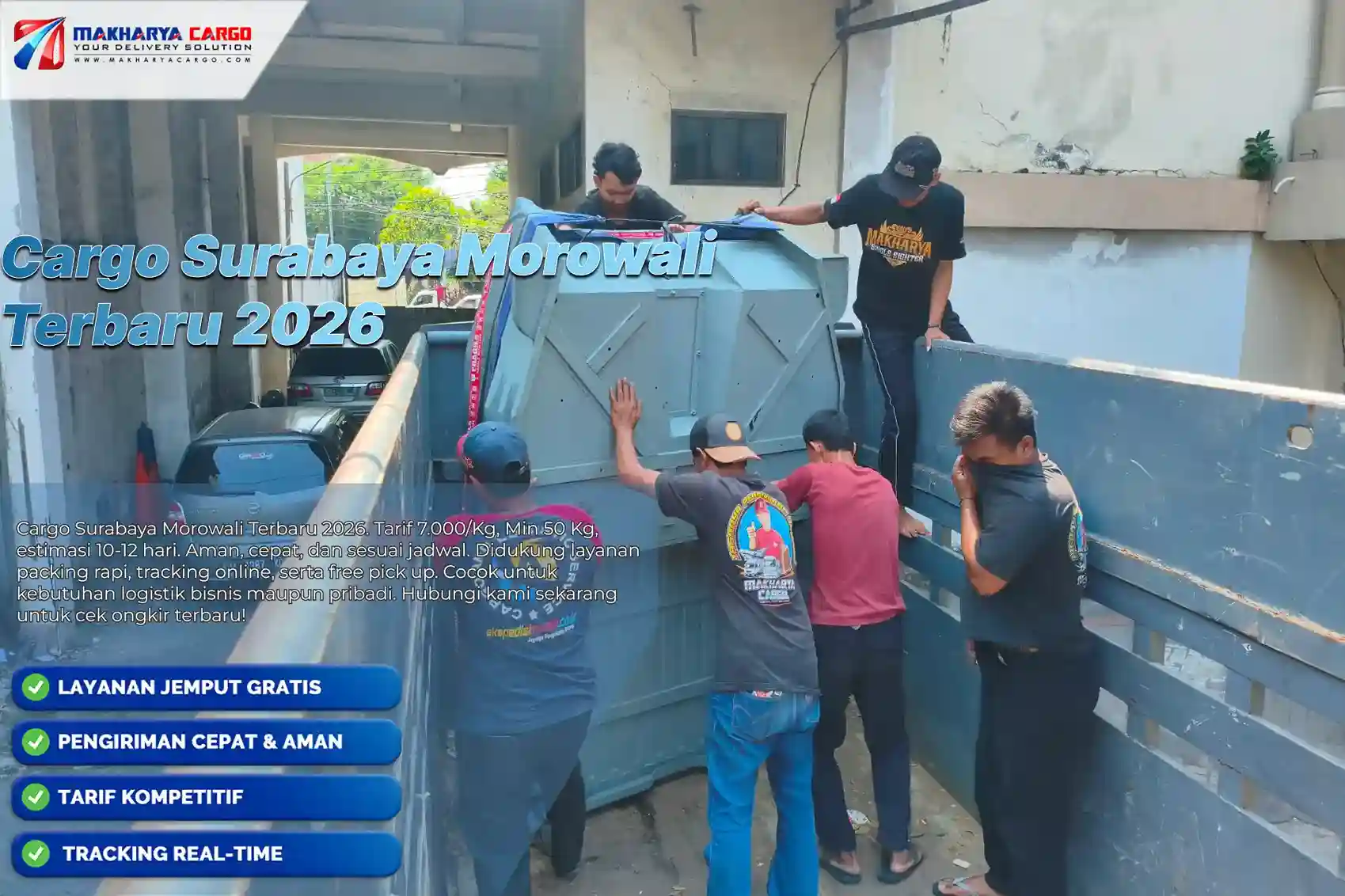cargo surabaya morowali