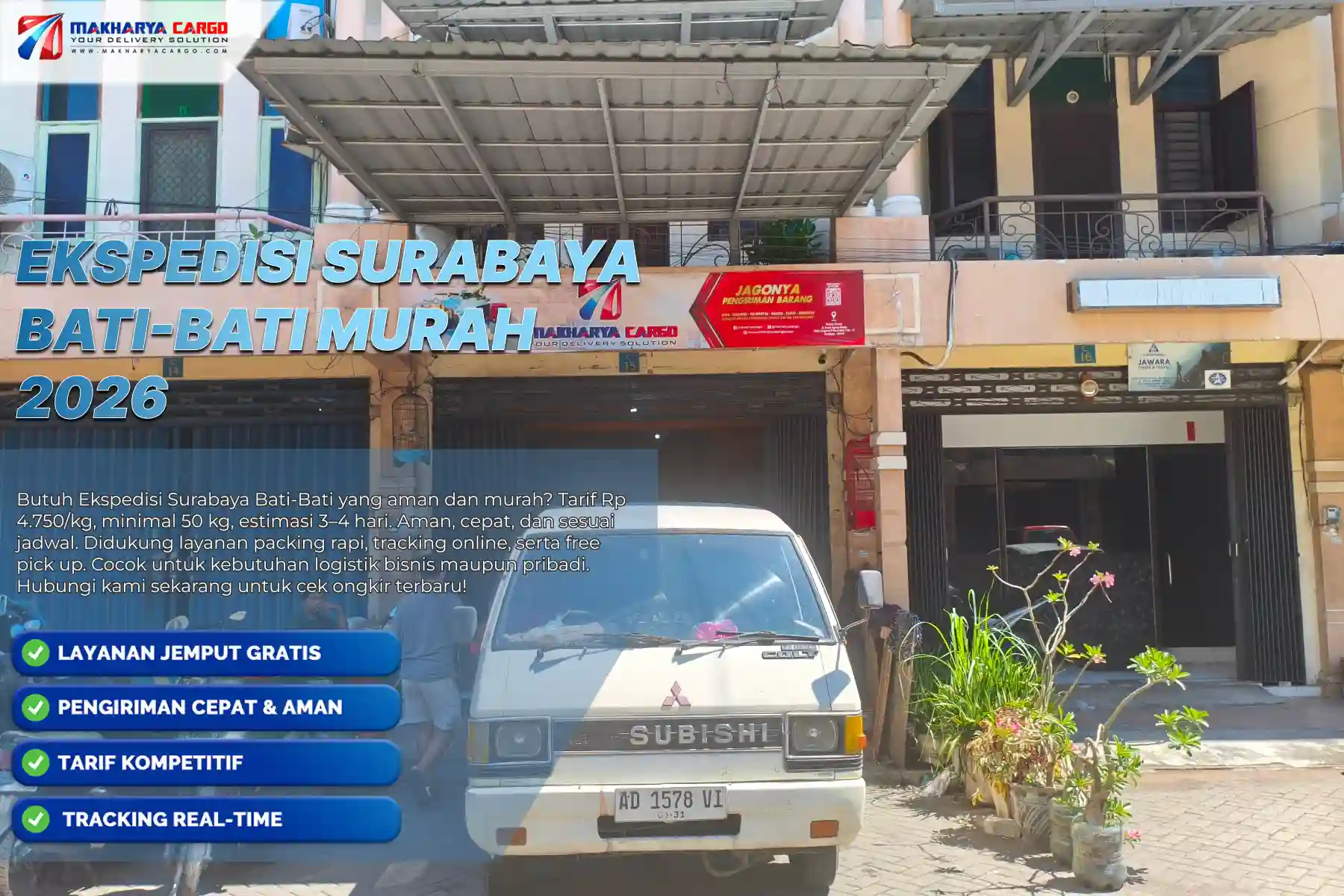 Ekspedisi Surabaya Bati-Bati Murah