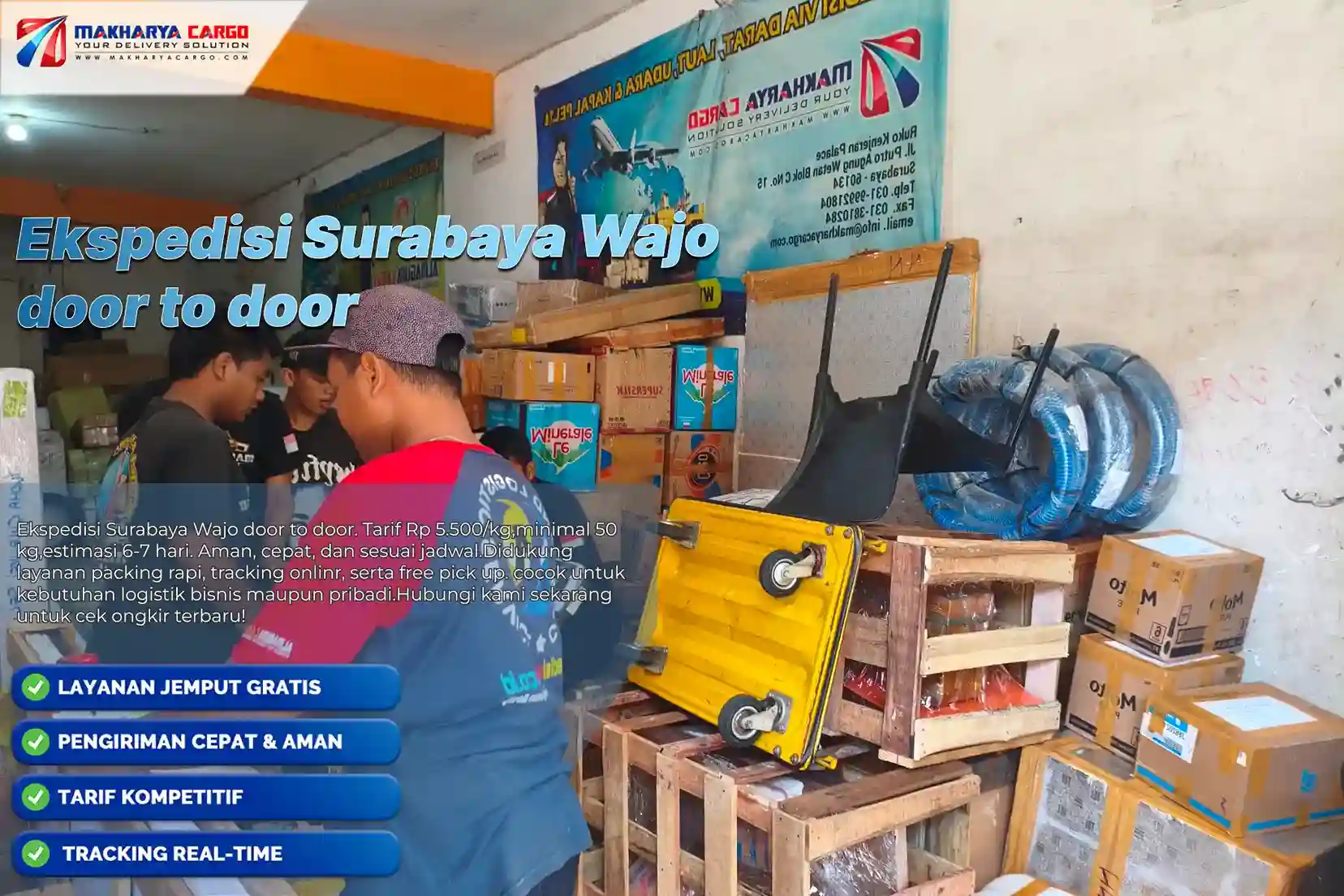 Ekspedisi Surabaya Wajo door to door