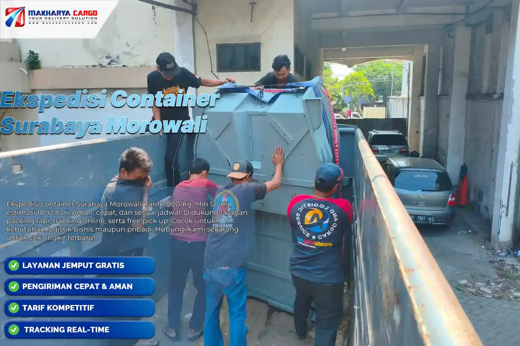Ekspedisi container Surabaya Morowali
