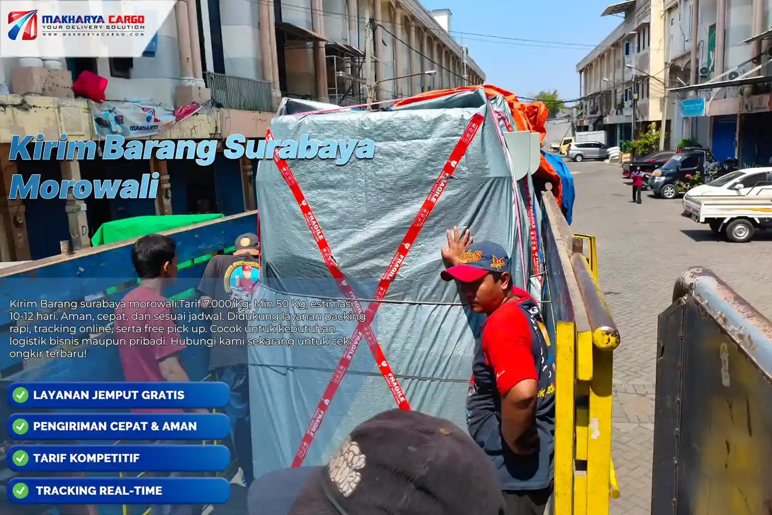Kirim Barang surabaya morowali 