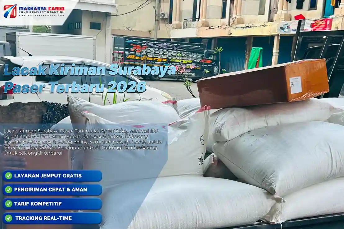 Lacak Kiriman Surabaya Paser | Estimasi 5 -7 Hari, Mulai Rp9.500/Kg 5 Lacak kiriman Surabaya Paser dengan nomor resi. Pahami status tracking, waktu update, kendala resi, dan cara konfirmasi pengiriman.