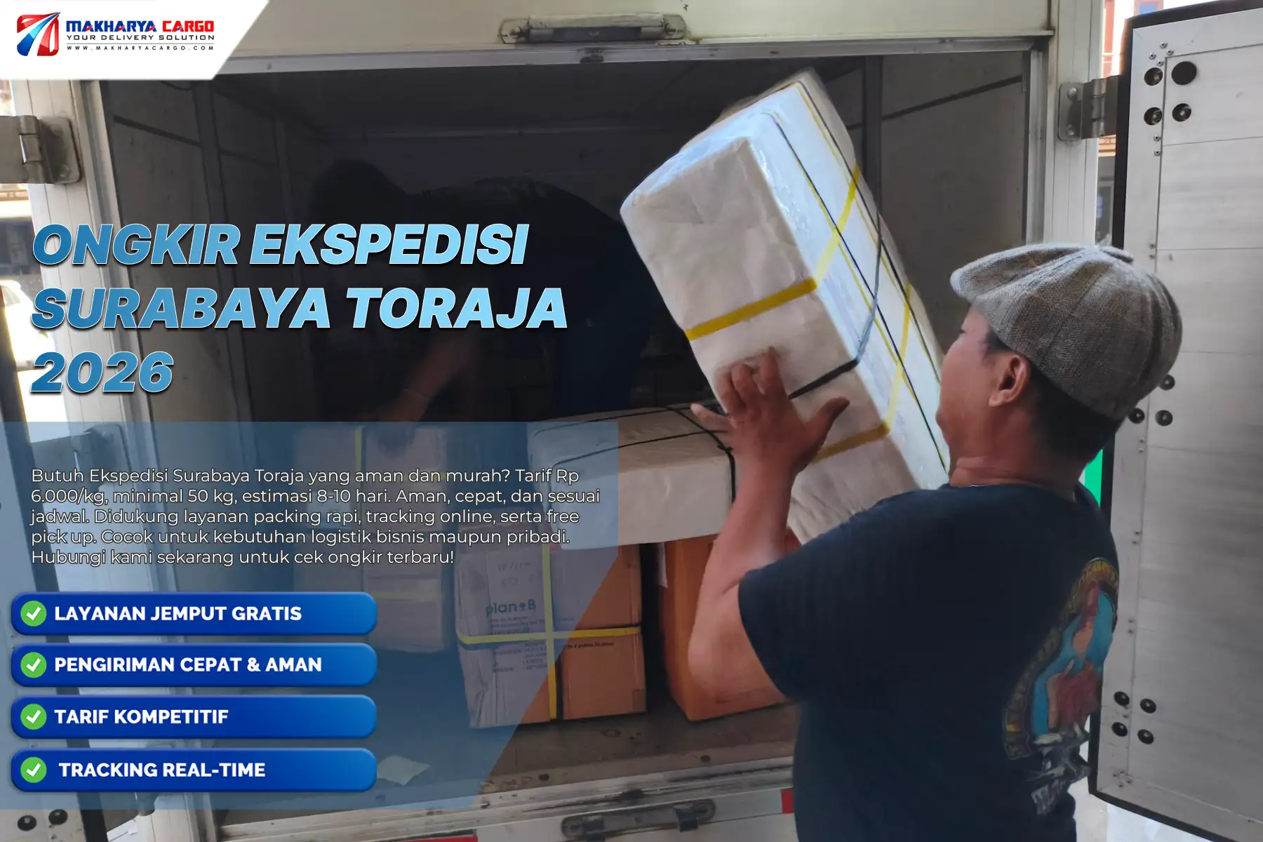 Ongkir Ekspedisi Surabaya Toraja