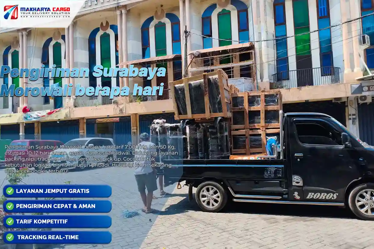 Pengiriman Surabaya Morowali berapa hari