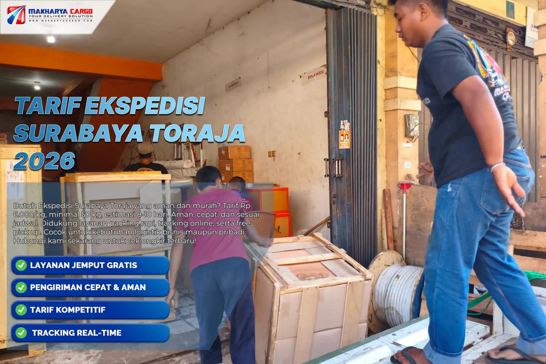 Tarif Ekspedisi Surabaya Toraja