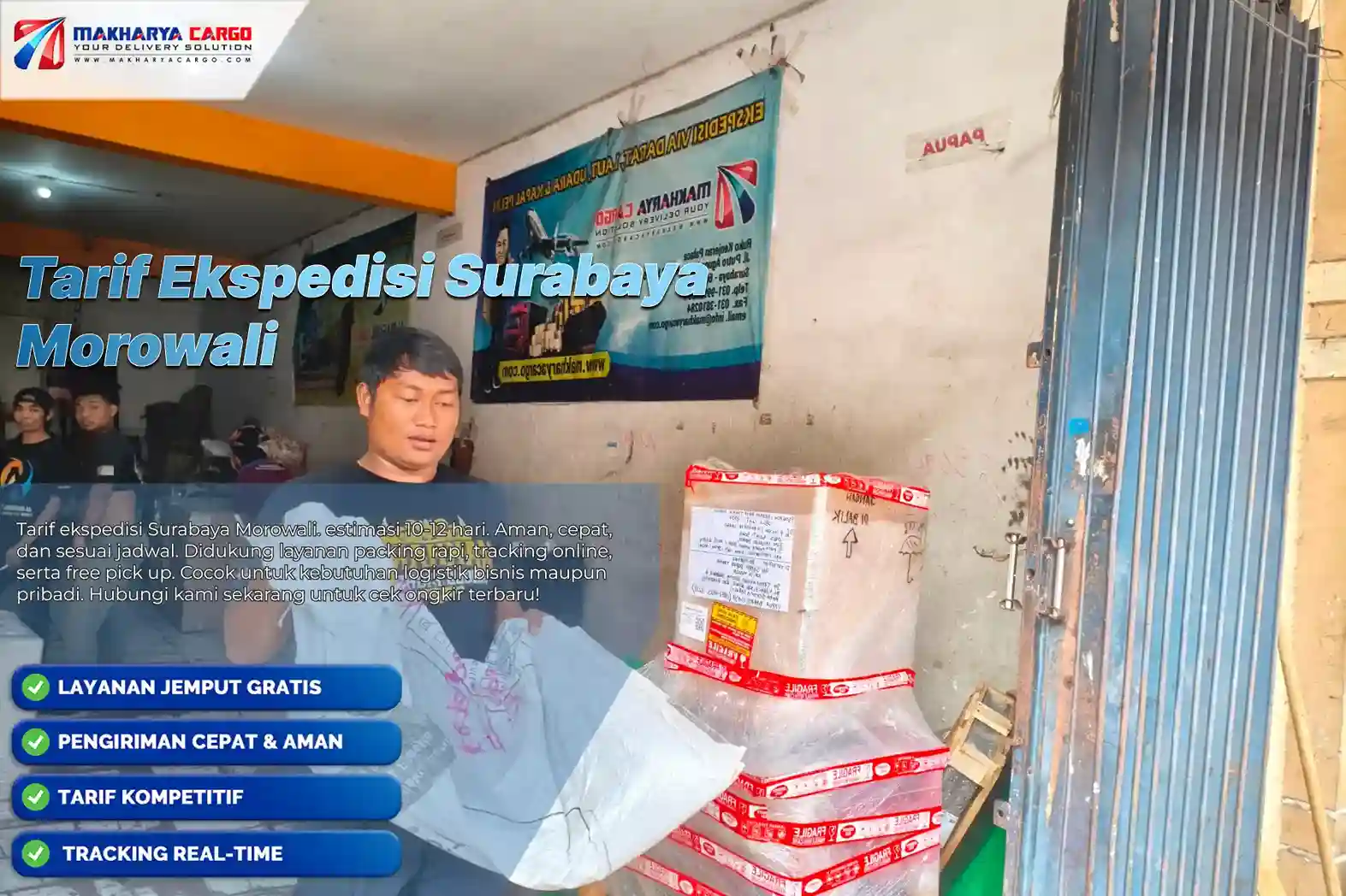 Tarif ekspedisi Surabaya Morowali