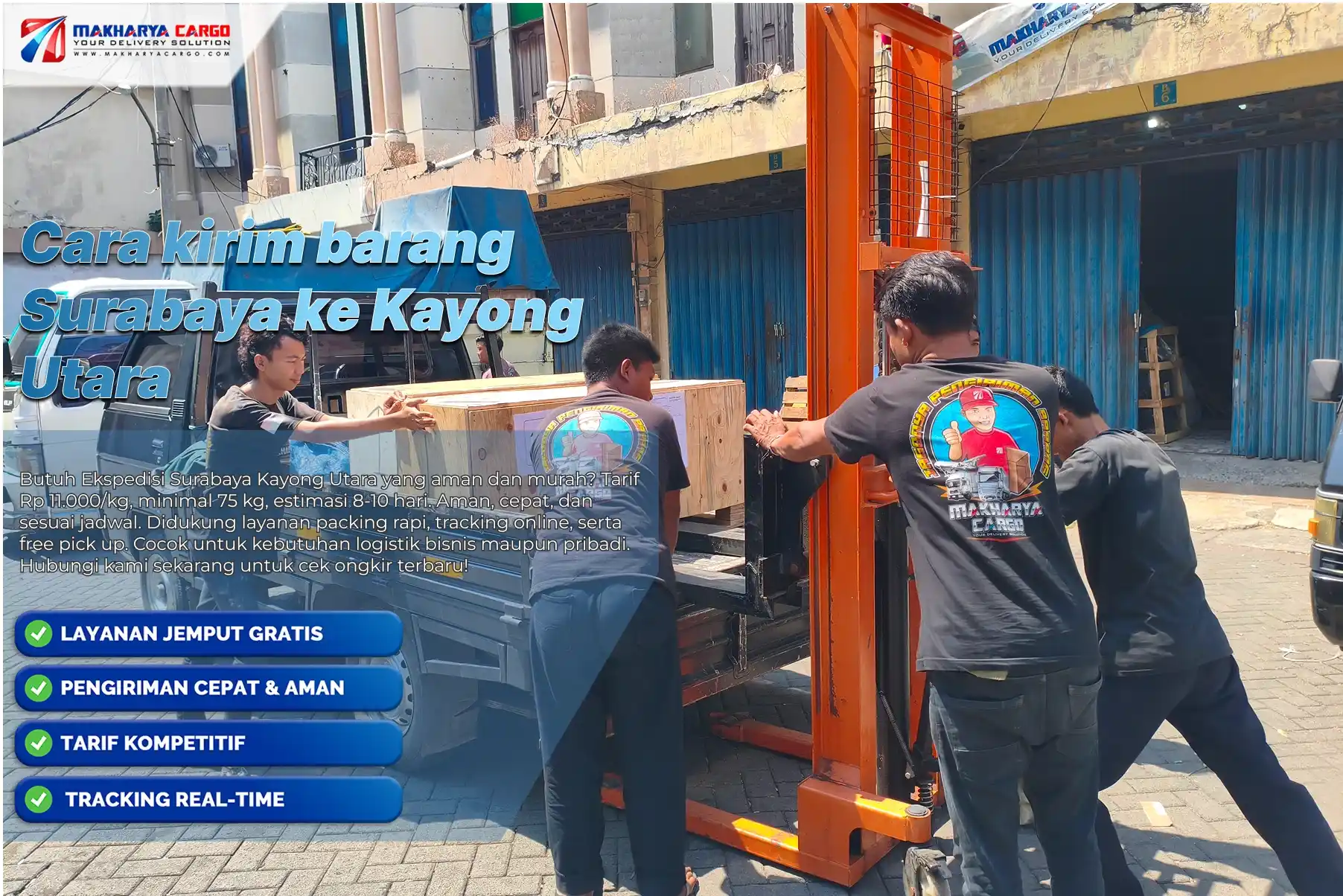 Cara kirim barang Surabaya ke Kayong Utara