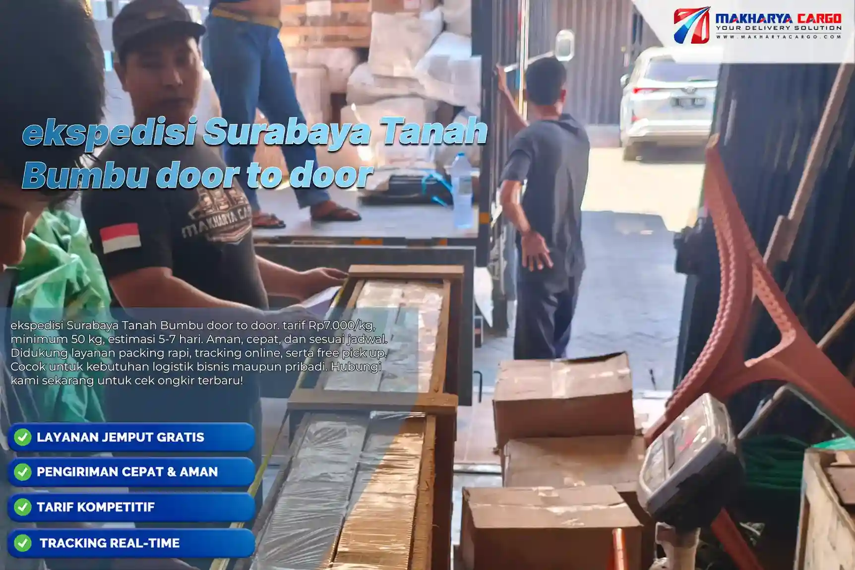 ekspedisi Surabaya Tanah Bumbu door to door