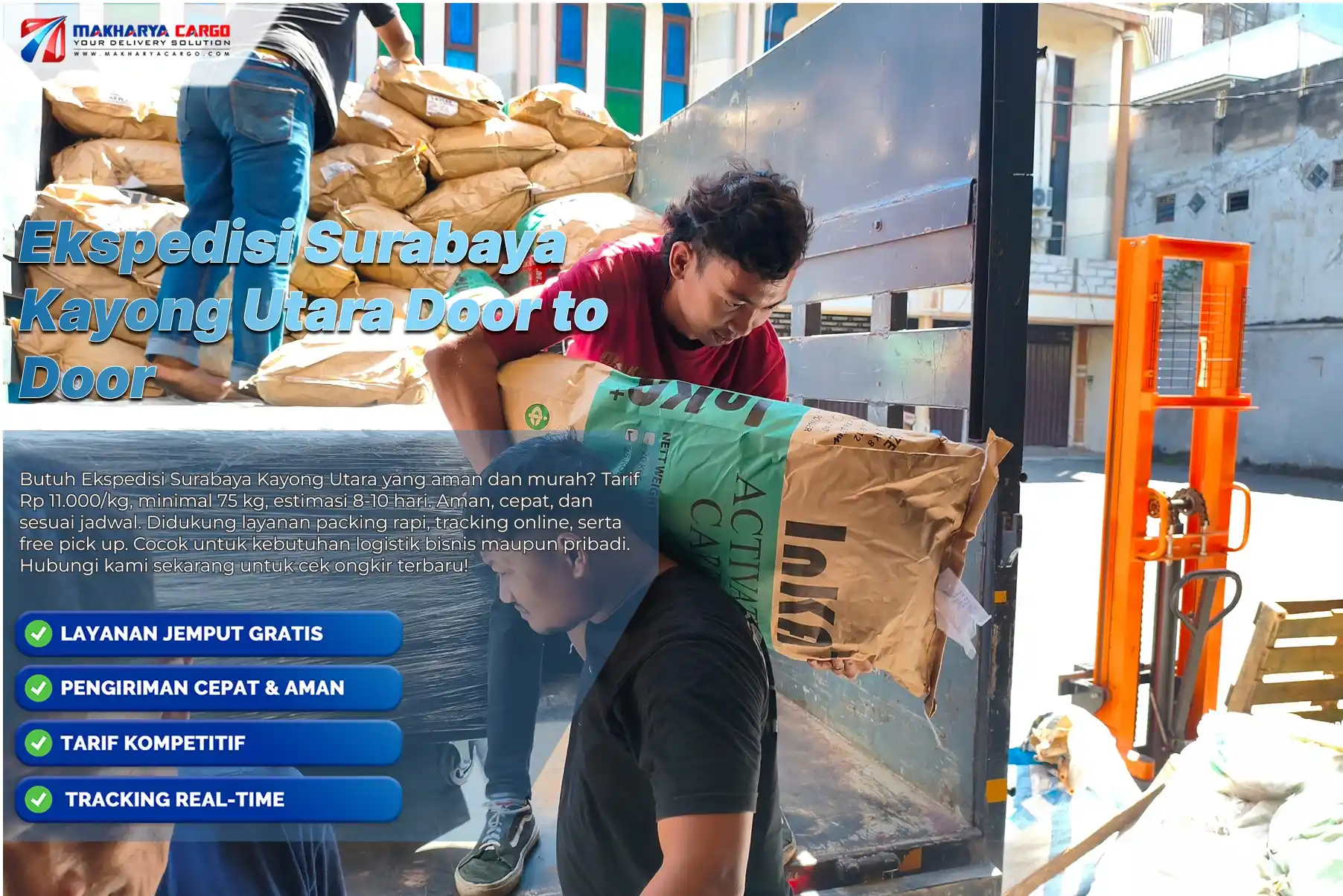 Ekspedisi Surabaya Kayong Utara door to door terbaru 2026