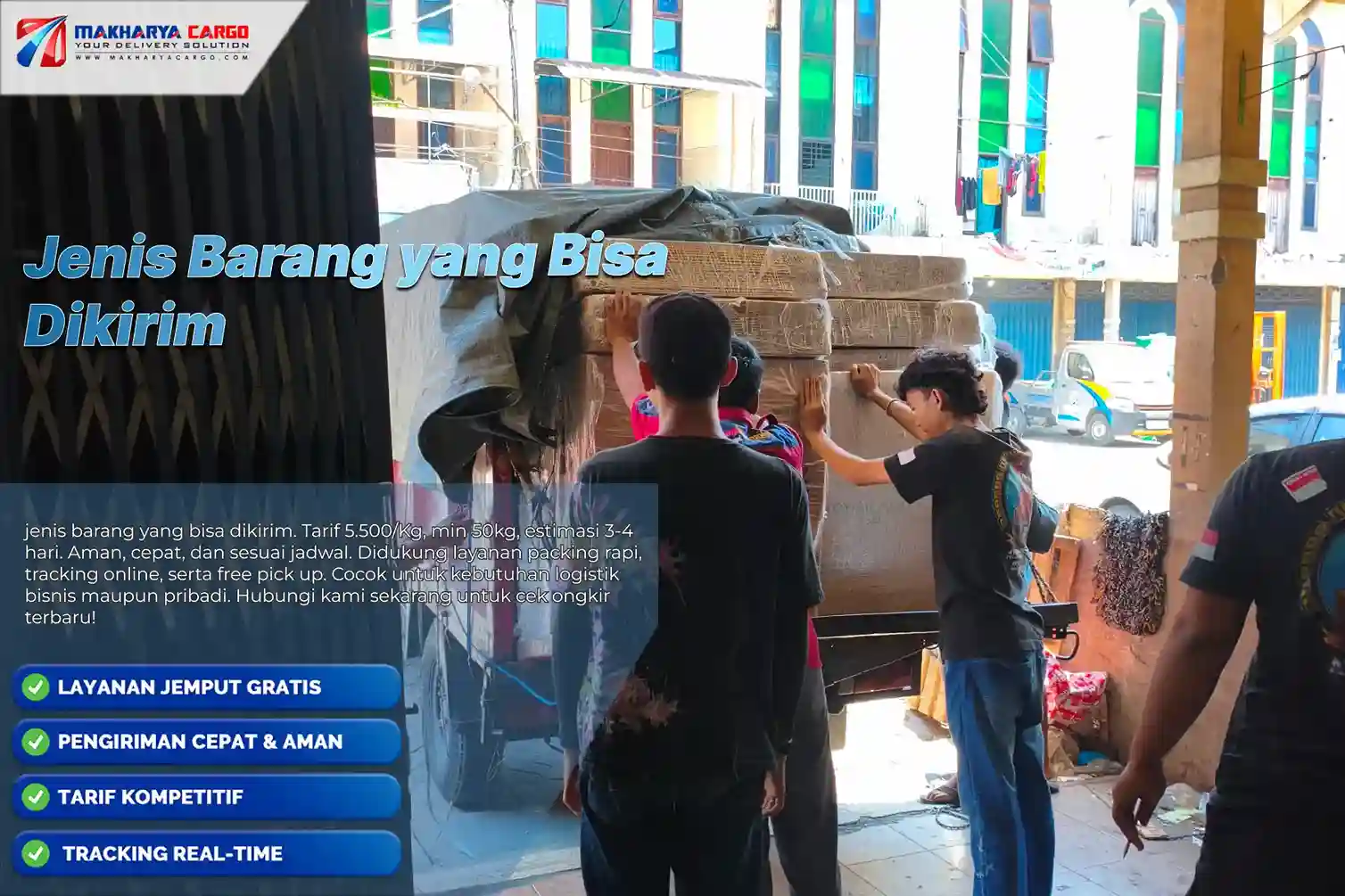 jenis barang yang bisa dikirim