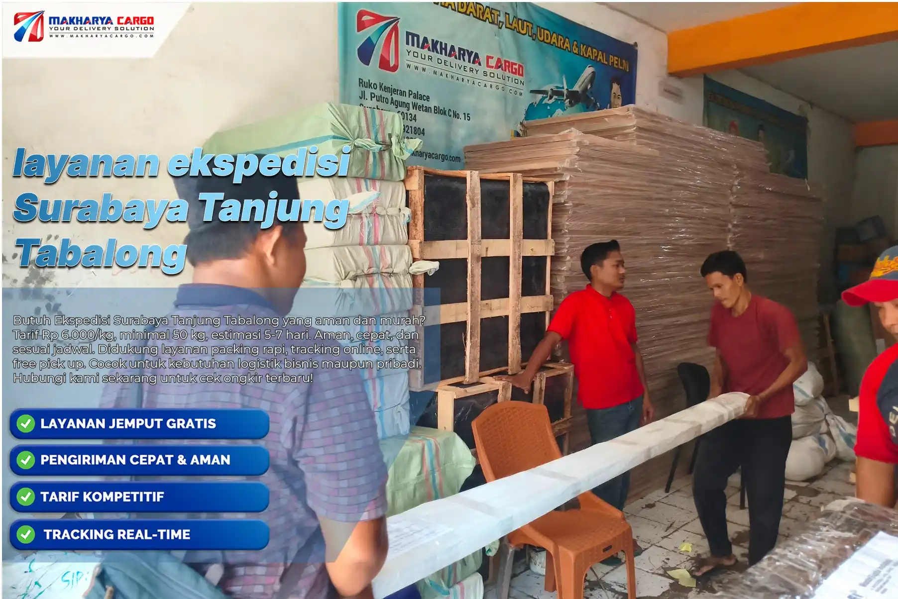 Pilihan Layanan Ekspedisi Surabaya Tanjung Tabalong: Cargo, Door to Door, dan Pengiriman Barang 5 Layanan ekspedisi Surabaya Tanjung Tabalong