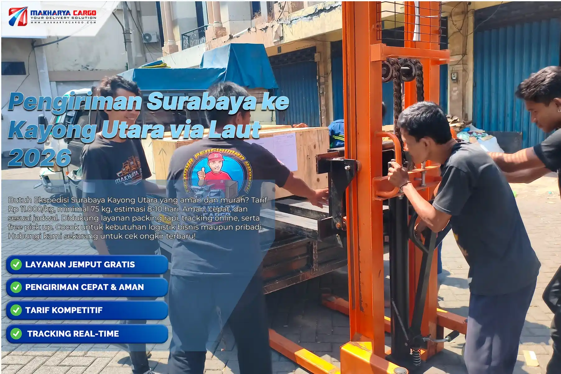 Pengiriman Surabaya ke Kayong Utara via laut