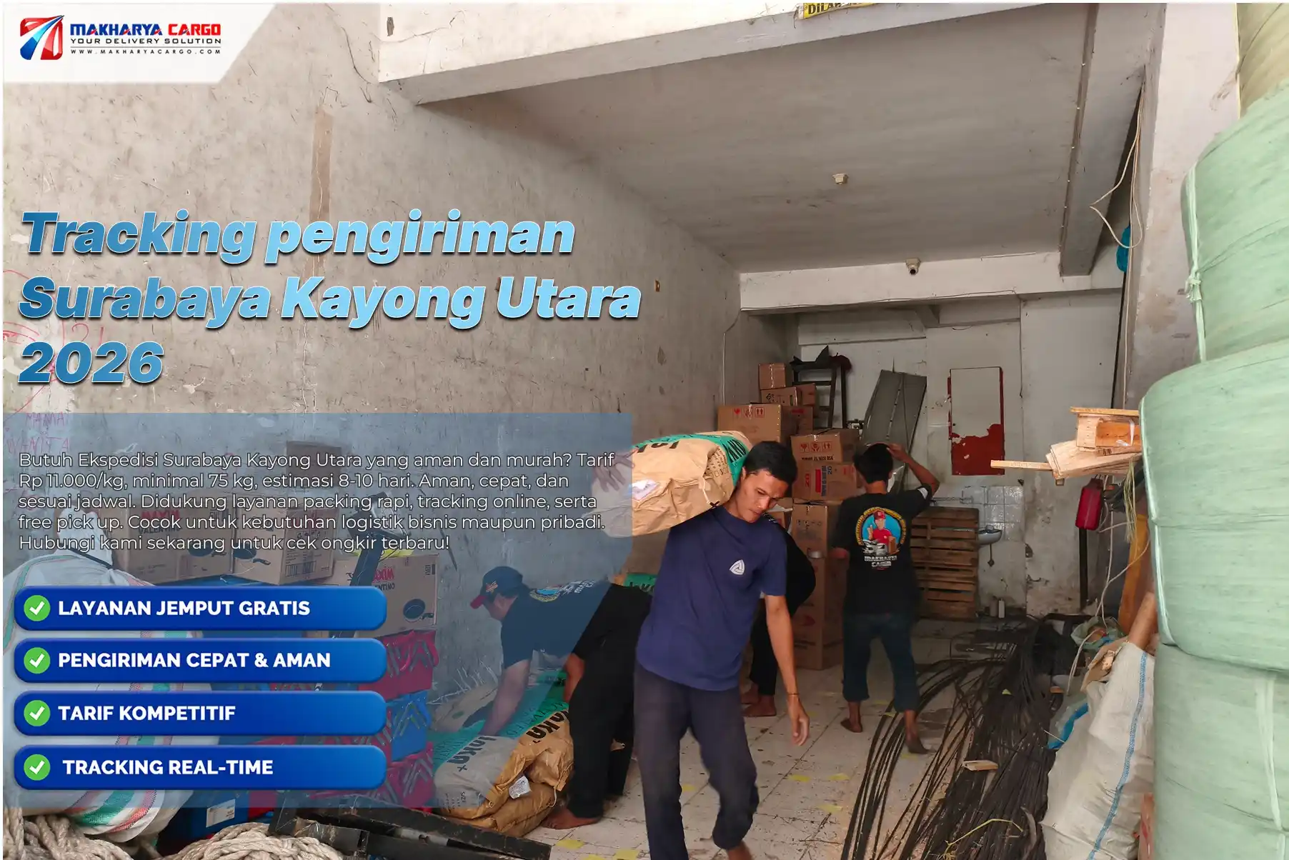 Tracking pengiriman Surabaya Kayong Utara