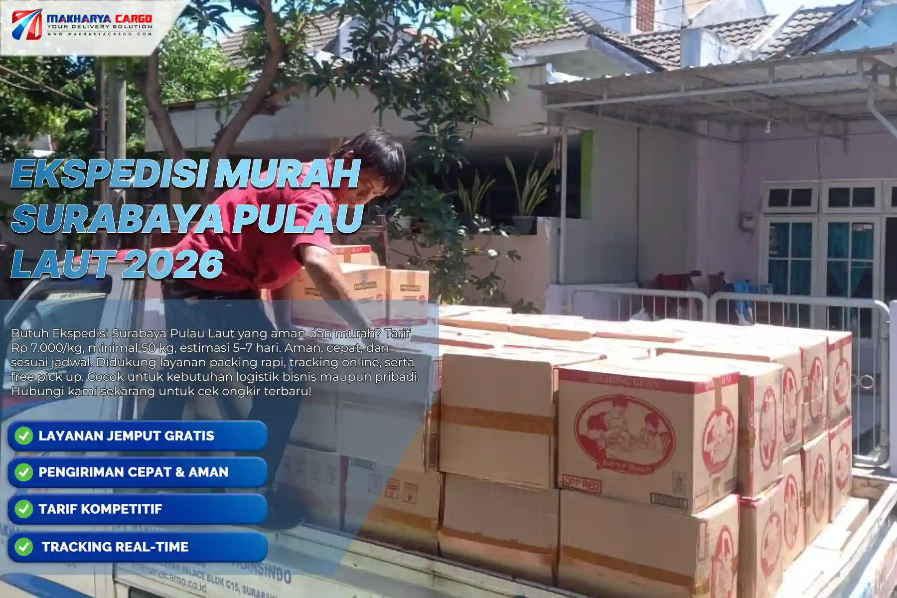 Ekspedisi Murah Surabaya Pulau Laut