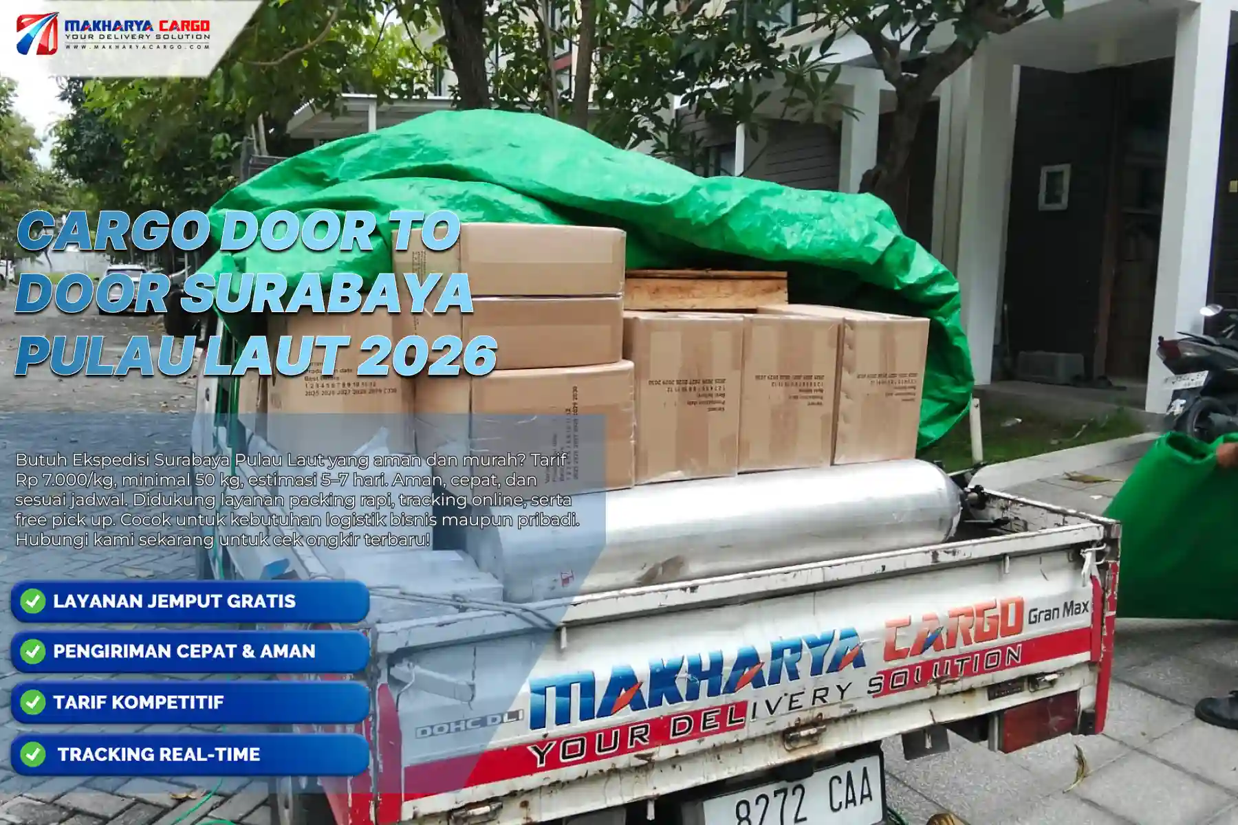 Cargo Door to Door Surabaya Pulau Laut 