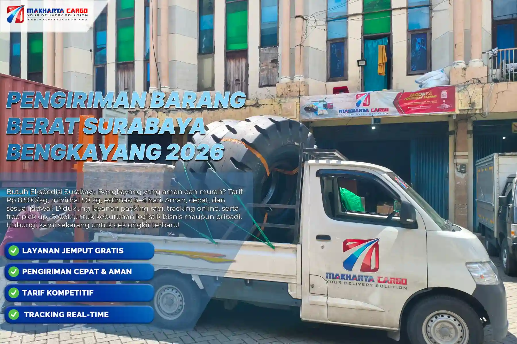 Pengiriman Barang Berat Surabaya Bengkayang