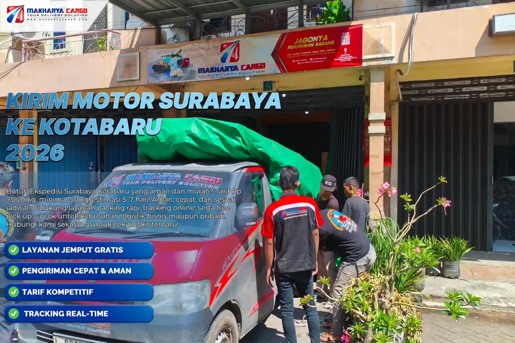 Kirim Motor Surabaya ke Kotabaru