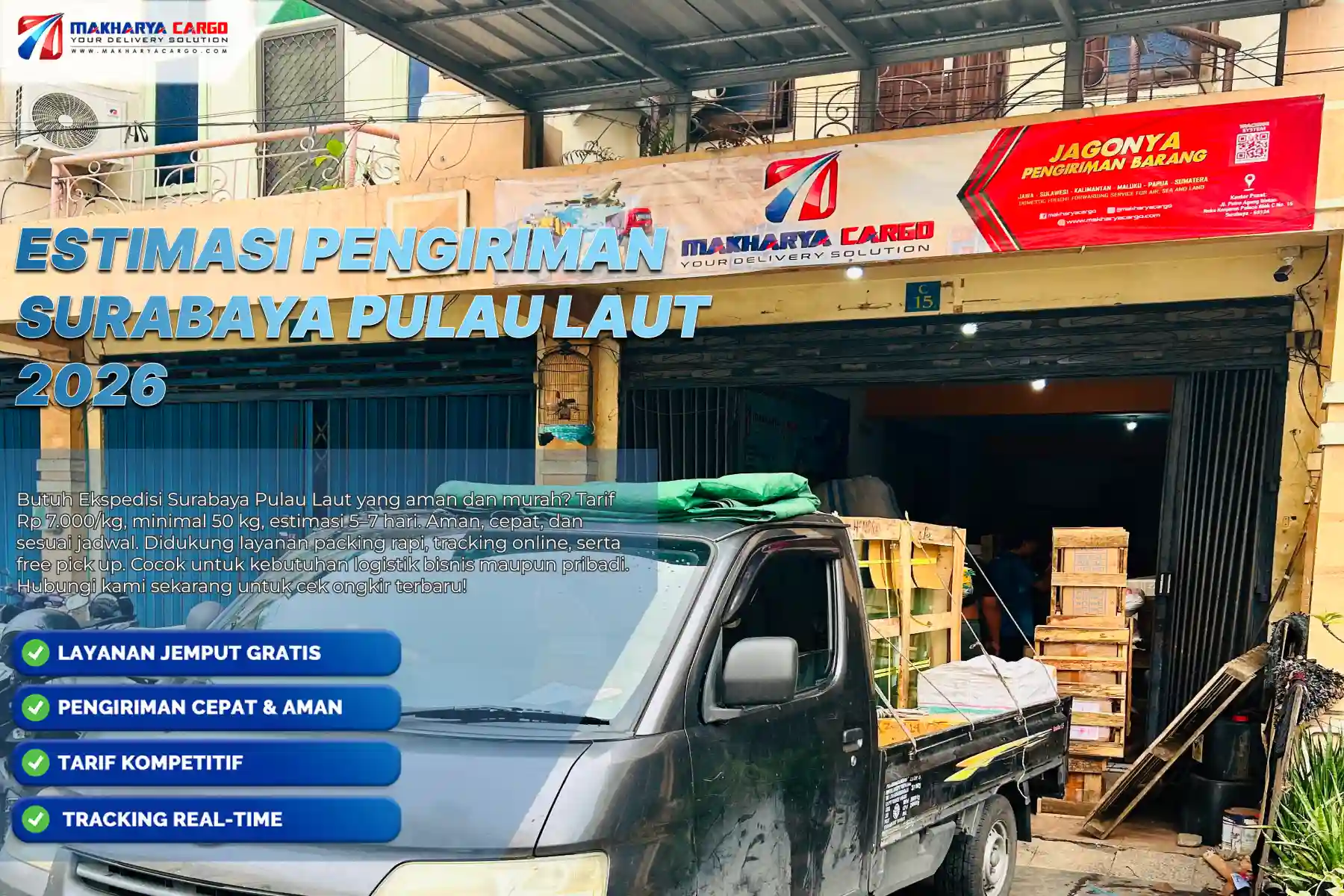 Kirim Barang Surabaya Pulau Laut