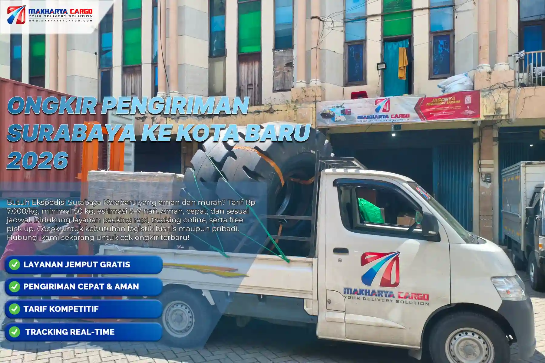 Ongkir Kirim Barang Surabaya ke Kotabaru
