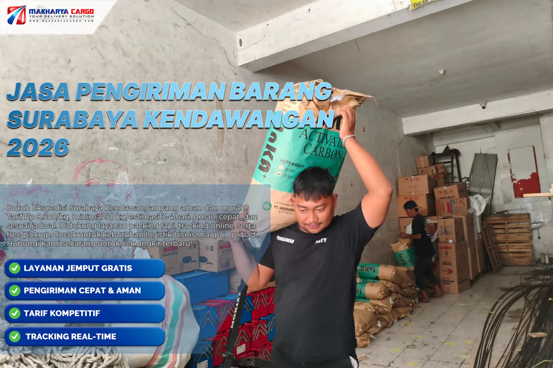 Jasa Pengiriman Barang Surabaya Kendawangan
